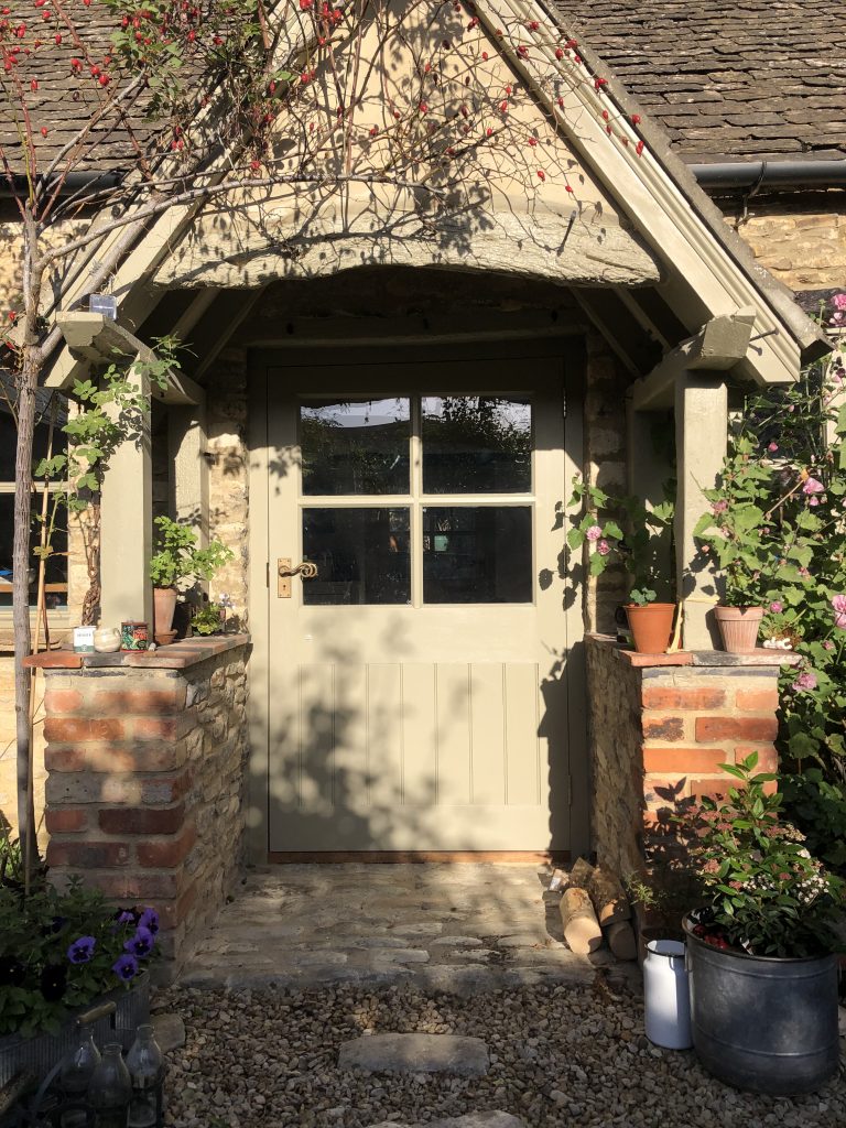 Glazed cottage door, Tackley